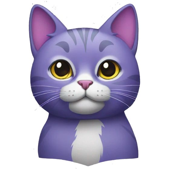 purple cat emoji