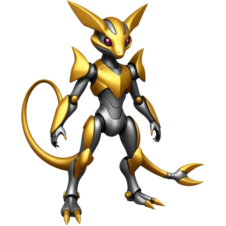 Modern Cyber Lombax-Fakémon-creature, full body emoji