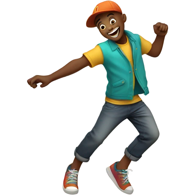 Boy dancing emoji