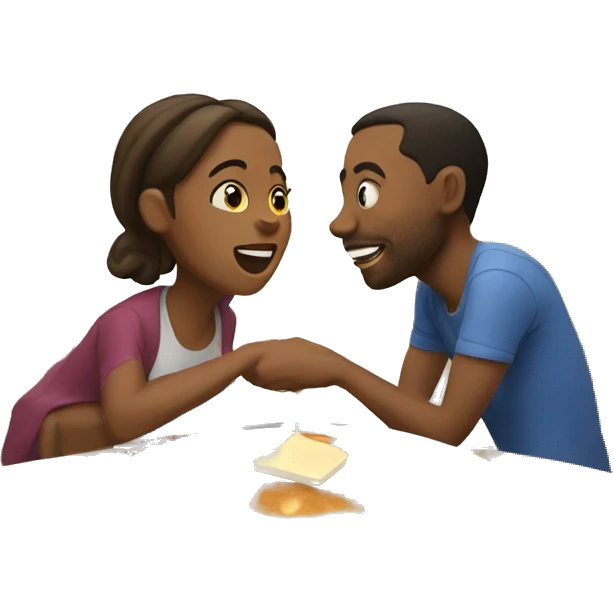 People eating pancakes emoji
