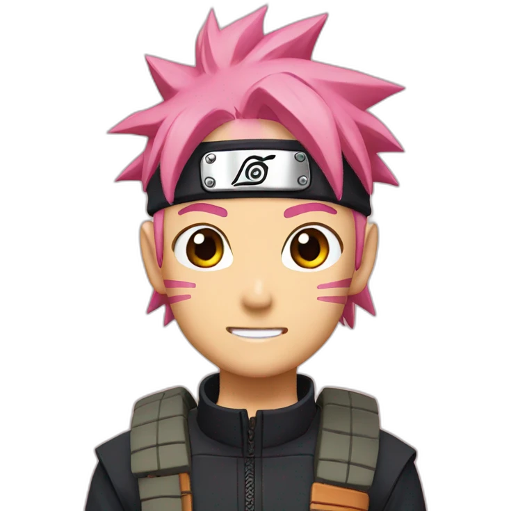 Naruto with Pink hair emoji