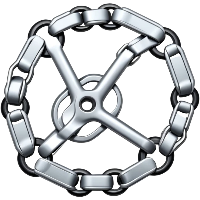 Cleaning bike chain emoji