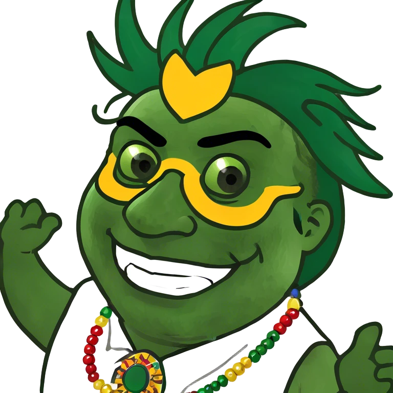 Donald trump dancing at Mardi Gras emoji