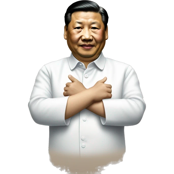 xi jinping cross hands emoji