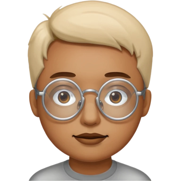 동그란 안경 emoji