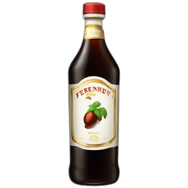 bottle of fernet branca emoji