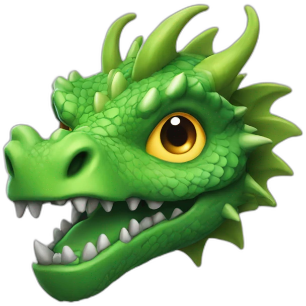 dragon wearing emoji