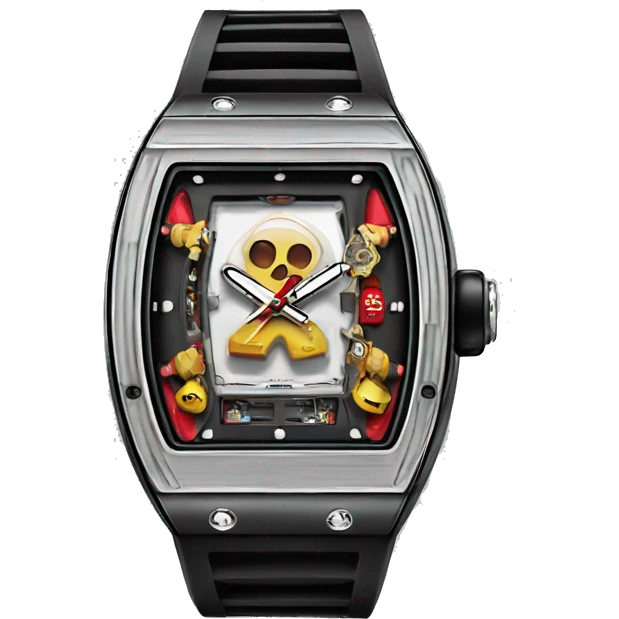 mini richard mille watch emoji
