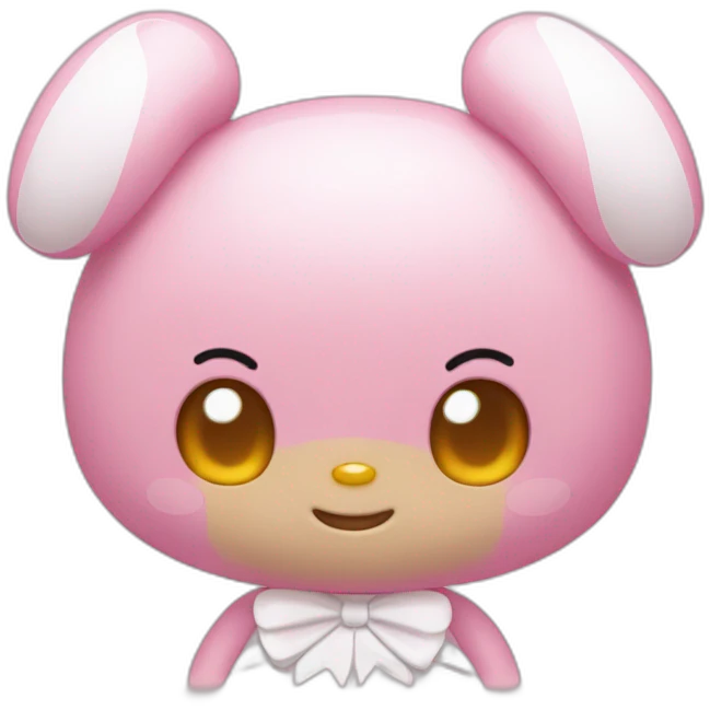 my melody from sanrio emoji