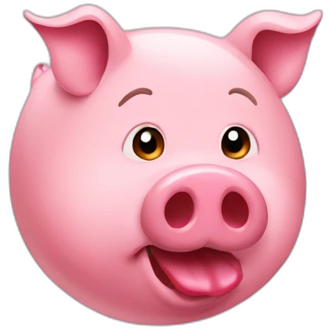 pig with lipstick emoji