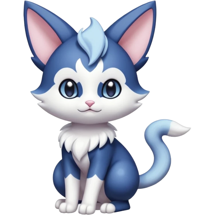 Cute Glamorous Adorable Kawaii Royal Elegant Tall Pretty Beautiful Skitty-Meowstic-Gorebyss-Pokémon (full body) emoji