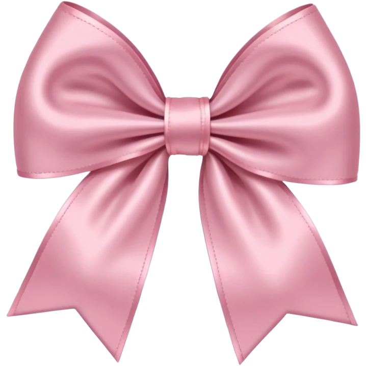 Cute light pink bow  emoji