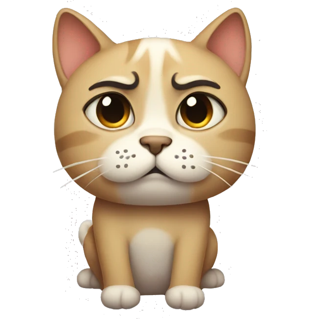 sad cat emoji