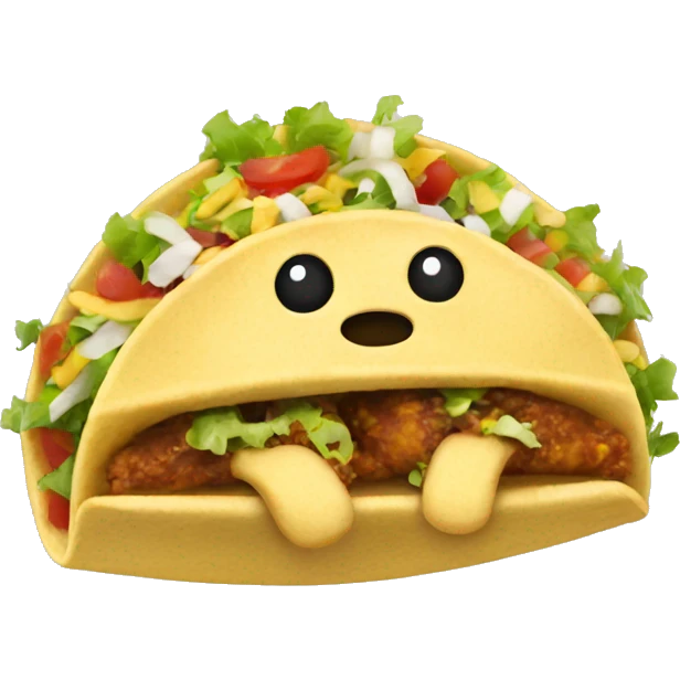 Eating tacos  emoji