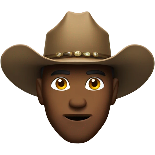 Horns down with cowboy hat emoji