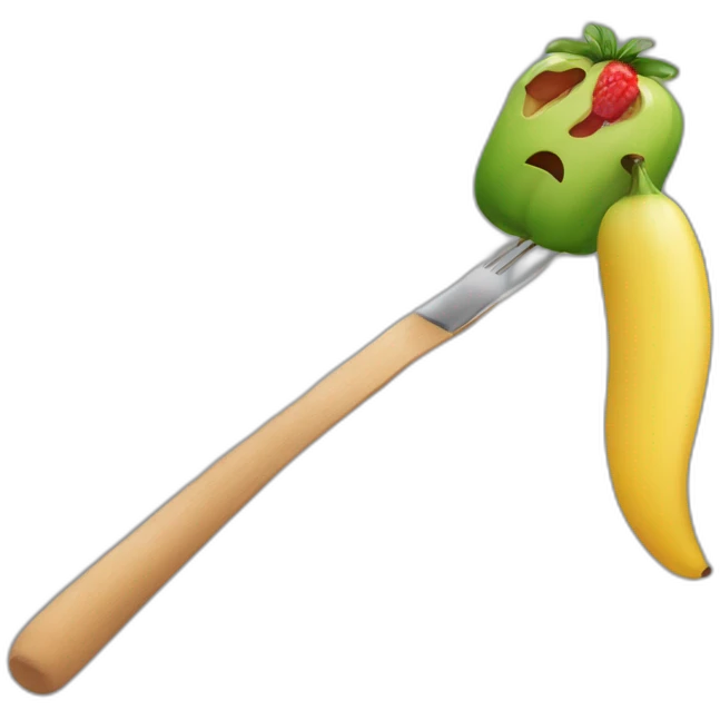 Luc avec un concombre dans la bouche emoji