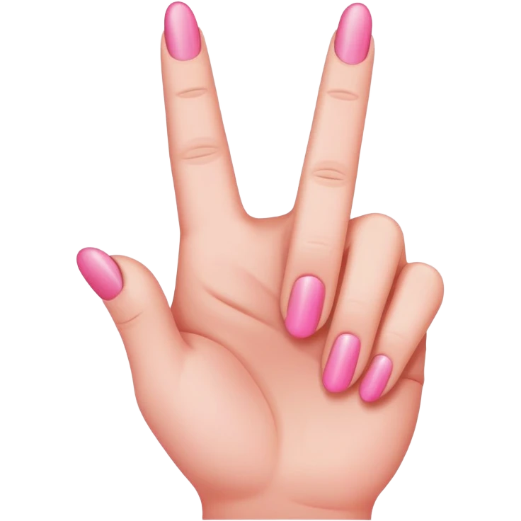 pink middle finger emoji