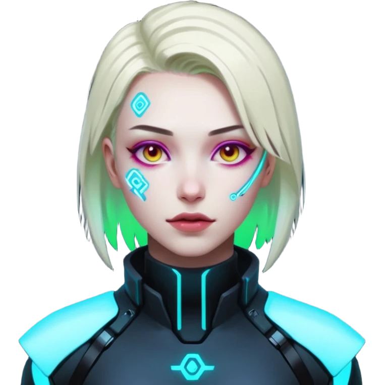 cyberpunk person emoji