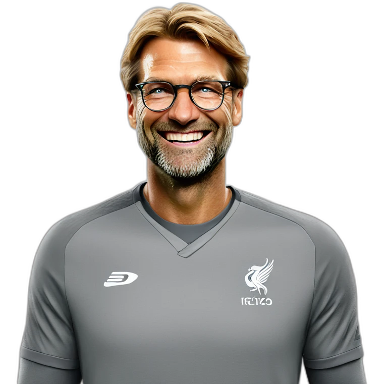 jurgen Klopp angel smile emoji
