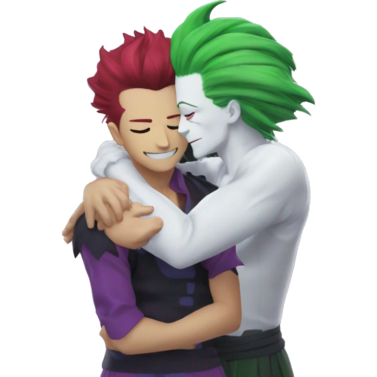 Hisoka hug emoji
