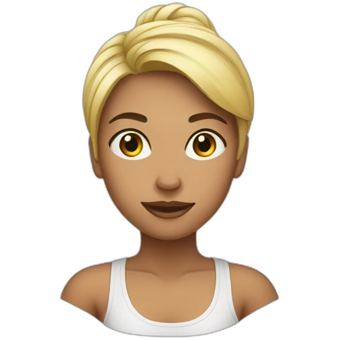 A fit girl emoji