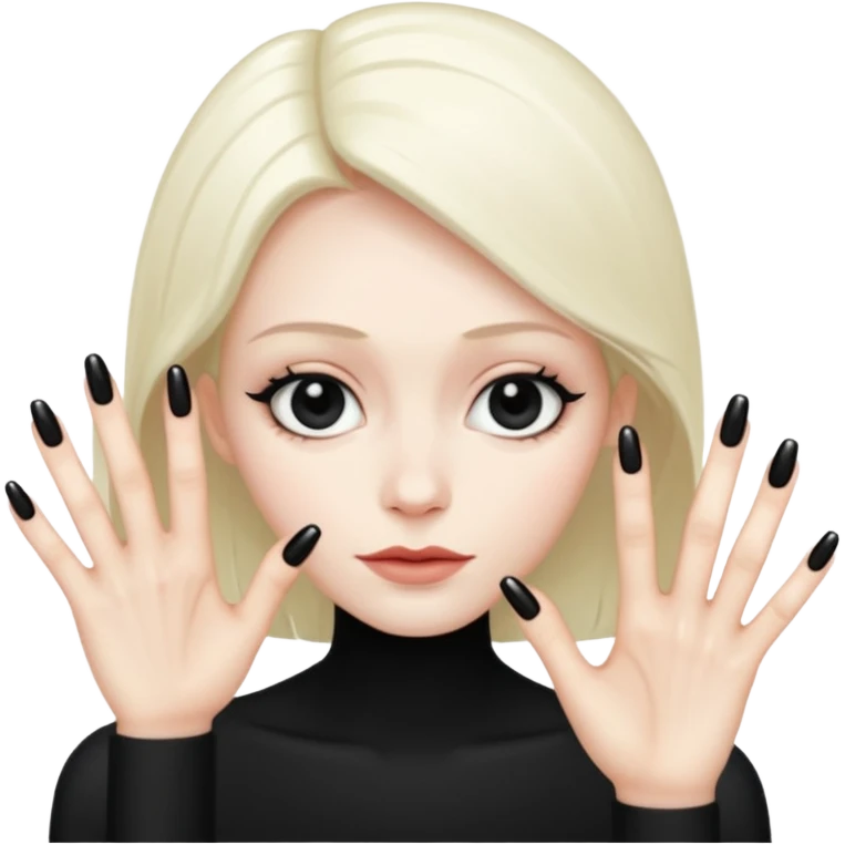 wednesday hand emoji