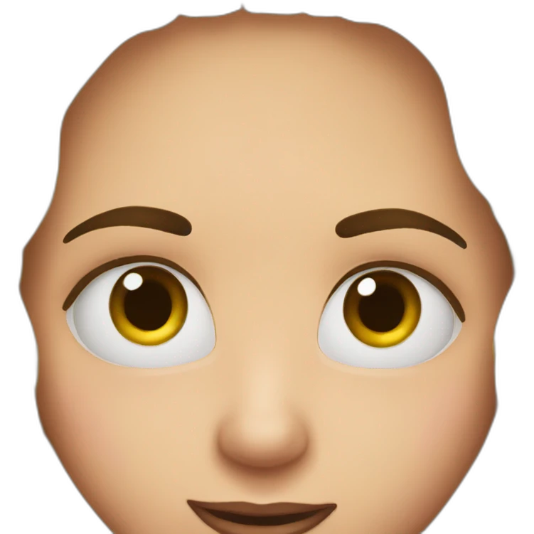 scrunching eyebrows together emoji