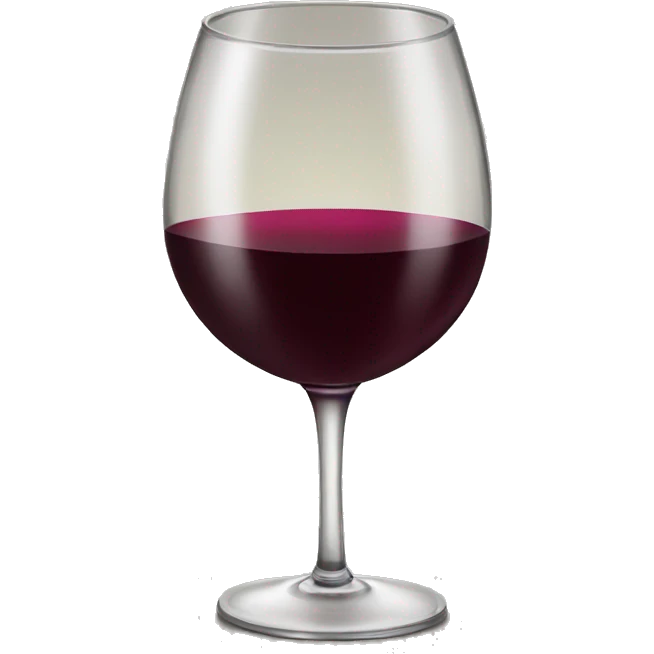 wine in glass emoji