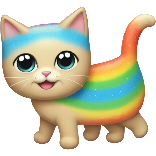 poptart kitty rainbow emoji