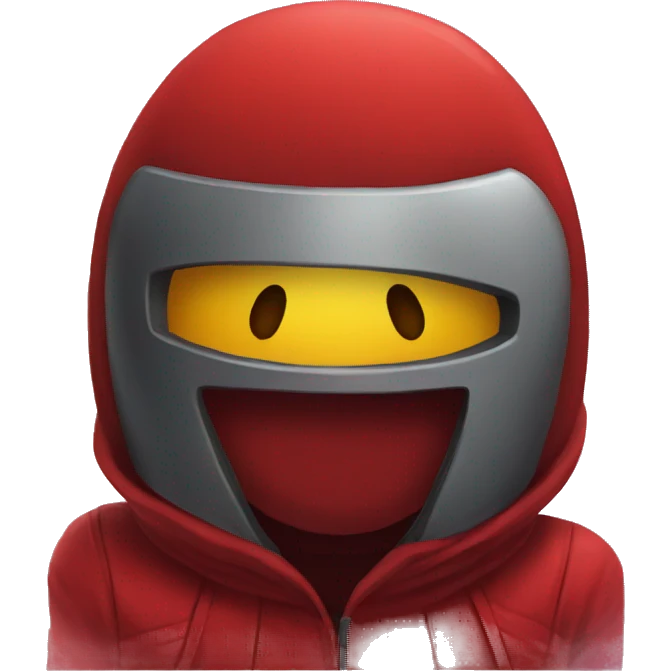 among us red spacial costume emoji