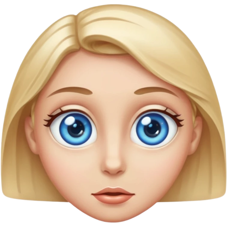 Big blue eyes 👁👁 emoji