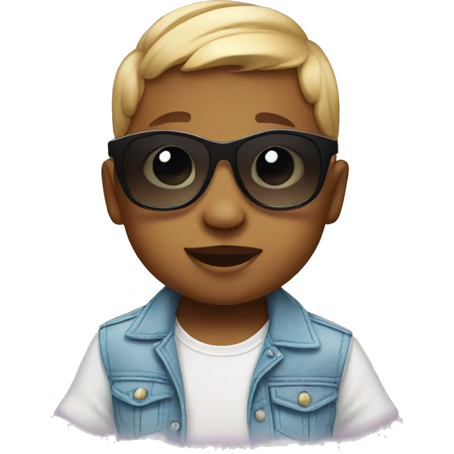 baby wear sunglasses  emoji