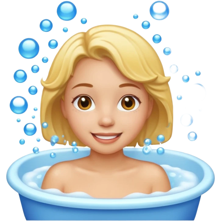 Girly Bath  emoji