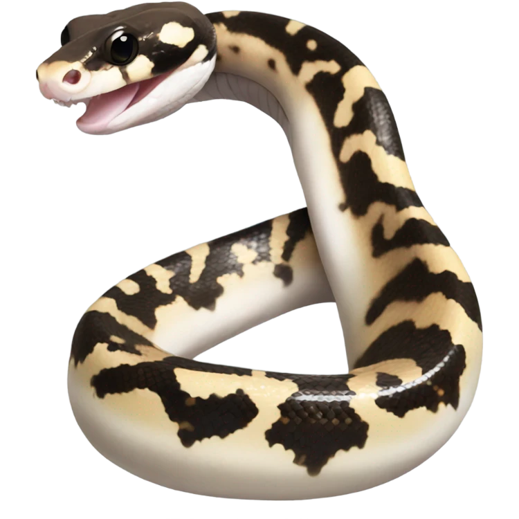 pied ball python emoji