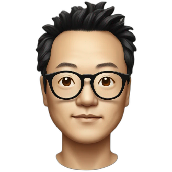 Eason Chan with glasses emoji