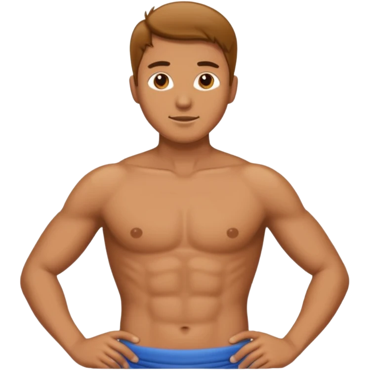 Money showing his waist emoji