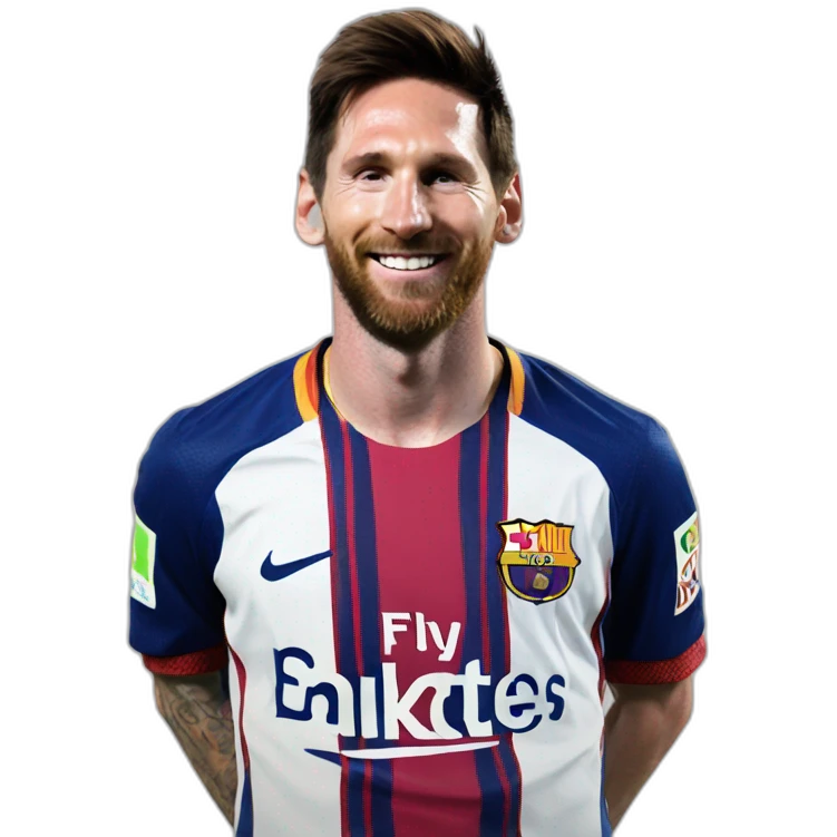 Happy Messi emoji