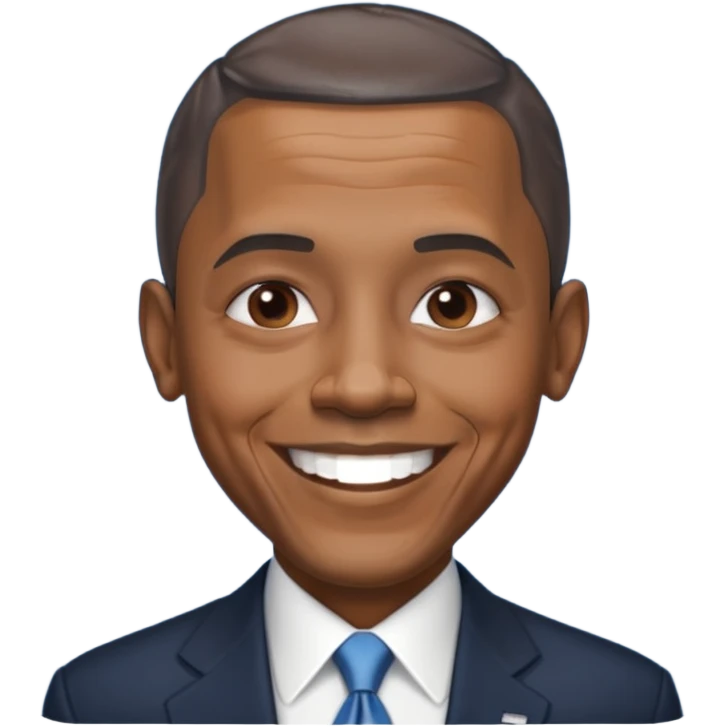 Barack Obama president emoji