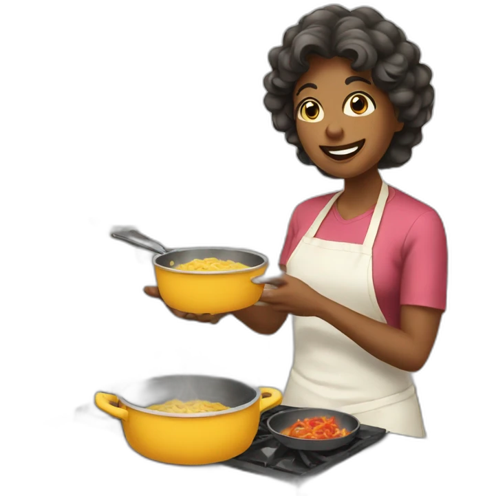 Mom cooking emoji
