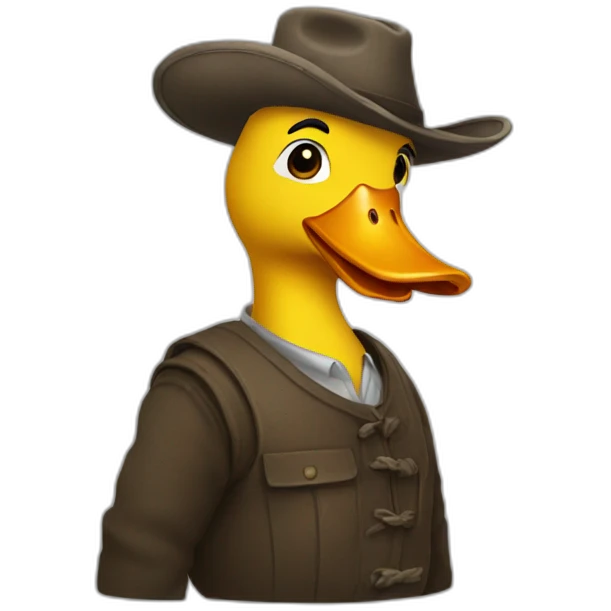 man duck emoji