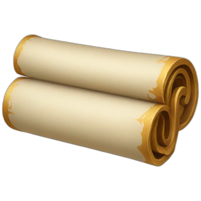 unrolled scroll emoji