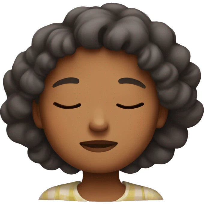 sleeping girl emoji