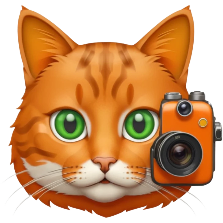 photographer cat emoji