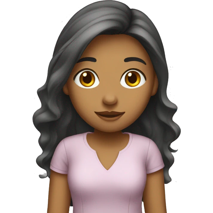 une jeune fille etudiante emoji