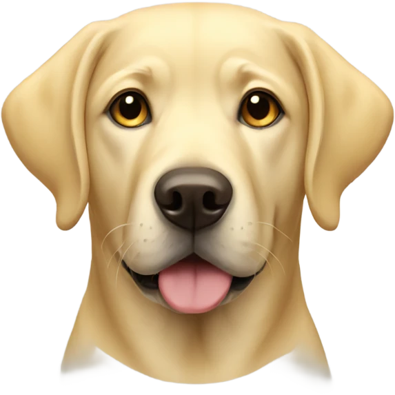 Yellow lab  emoji