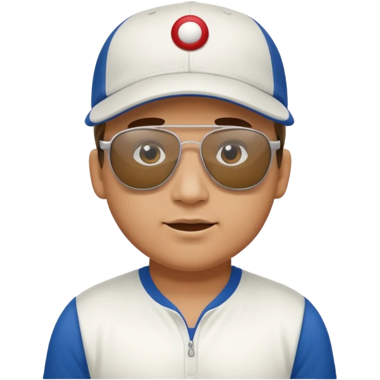 stocky man watching a track meet full length emoji