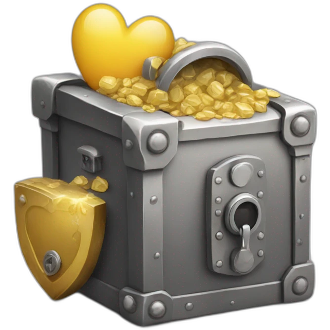 safe full of precious things emoji
