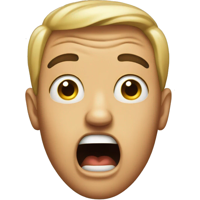 Shocked face emoji