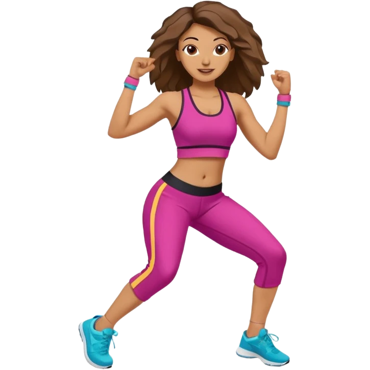 Zumba workout emoji