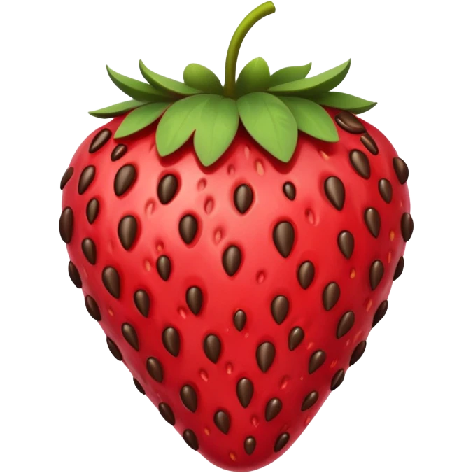 strawberry covered in chocolate emoji